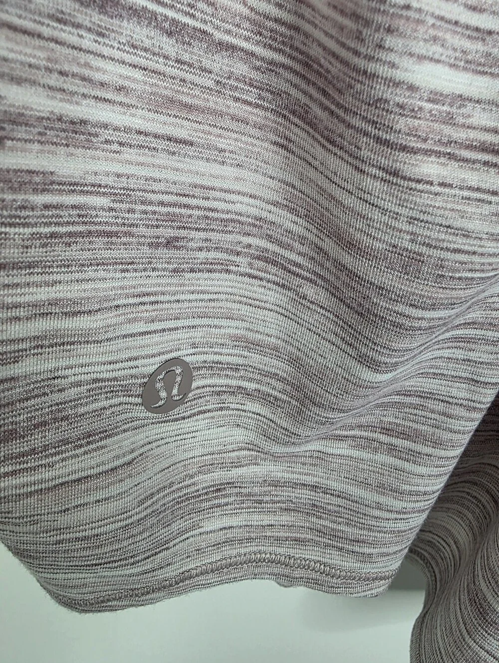 Lululemon Essential Tank Pleated Seriously Light Luon Space Dye Camo Misty Mauve
